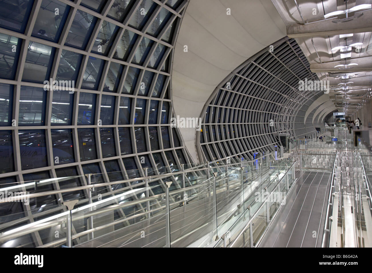 Suvarnabhumi Flughafen aka Bangkok International Airport Stockfoto