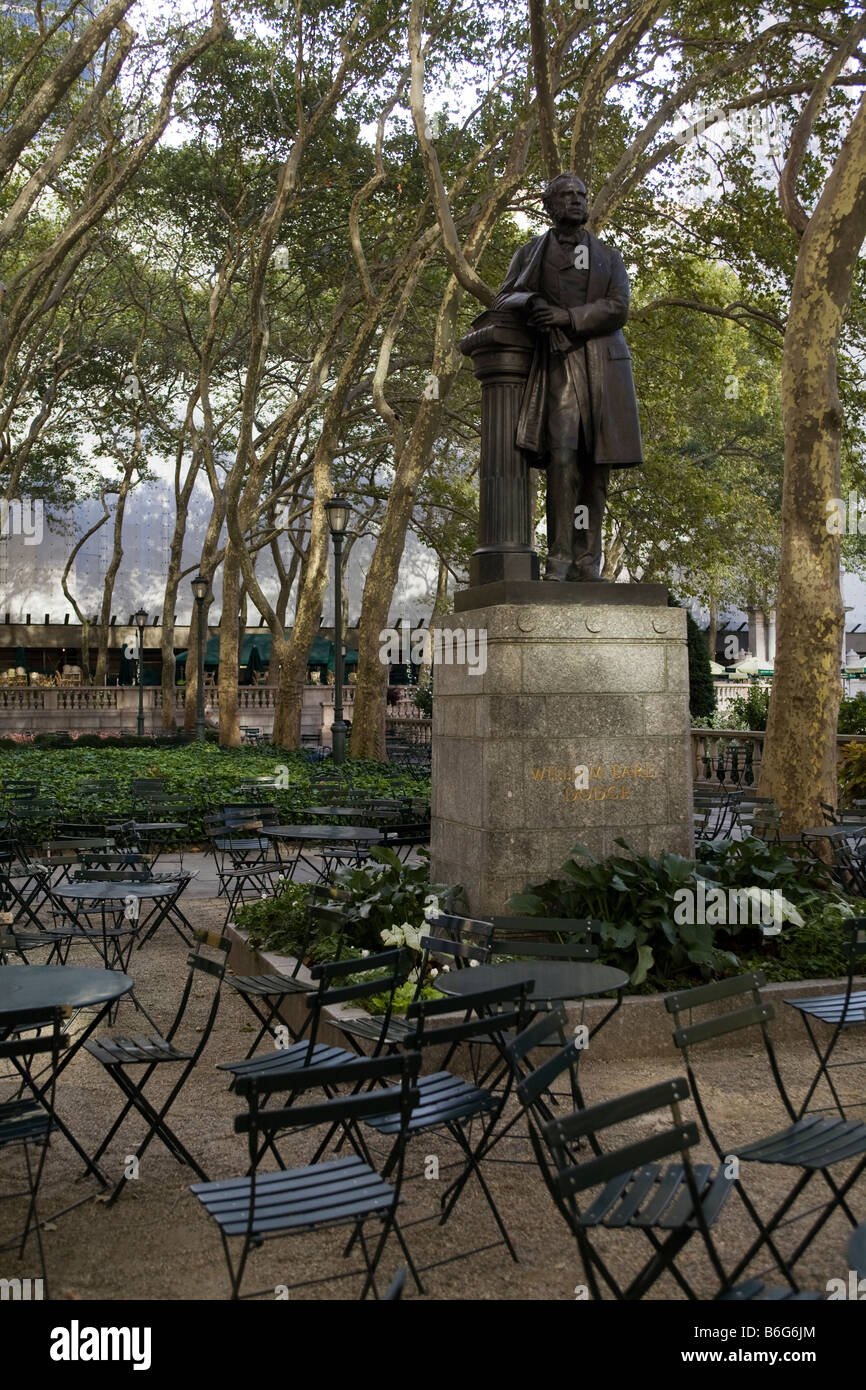 Bryant Park in New York City Stockfoto