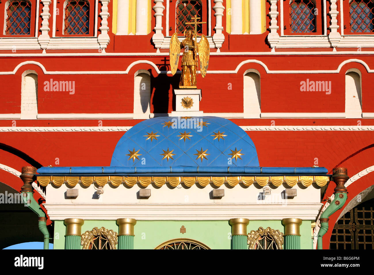 Iveron Kapelle der Auferstehung-Tor (iberische Gate) am Auferstehung Platz in Moskau, Russland Stockfoto