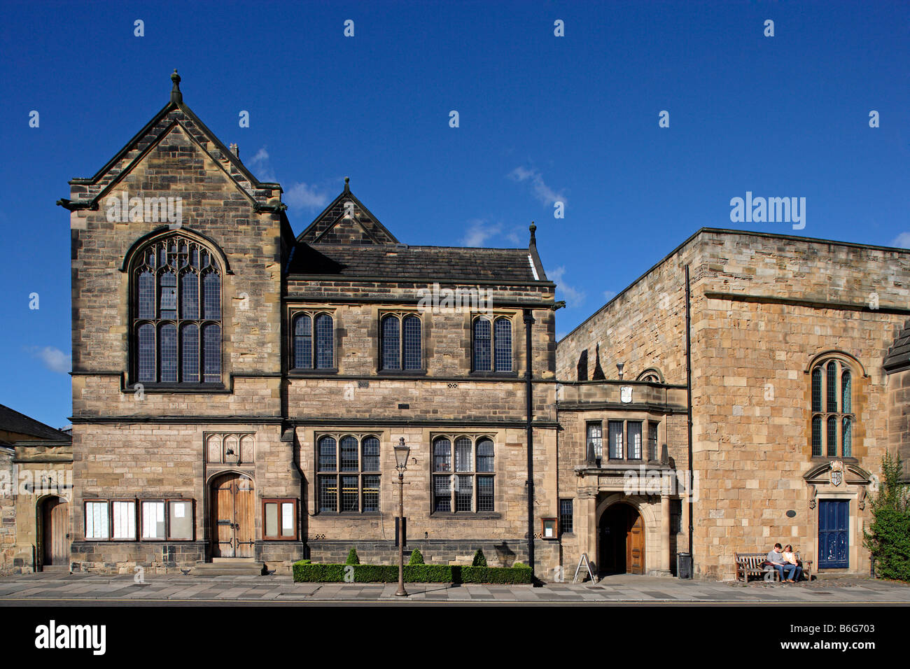Gebäude der Universität Durham Palace Square Durhamshire UK Großbritannien Stockfoto