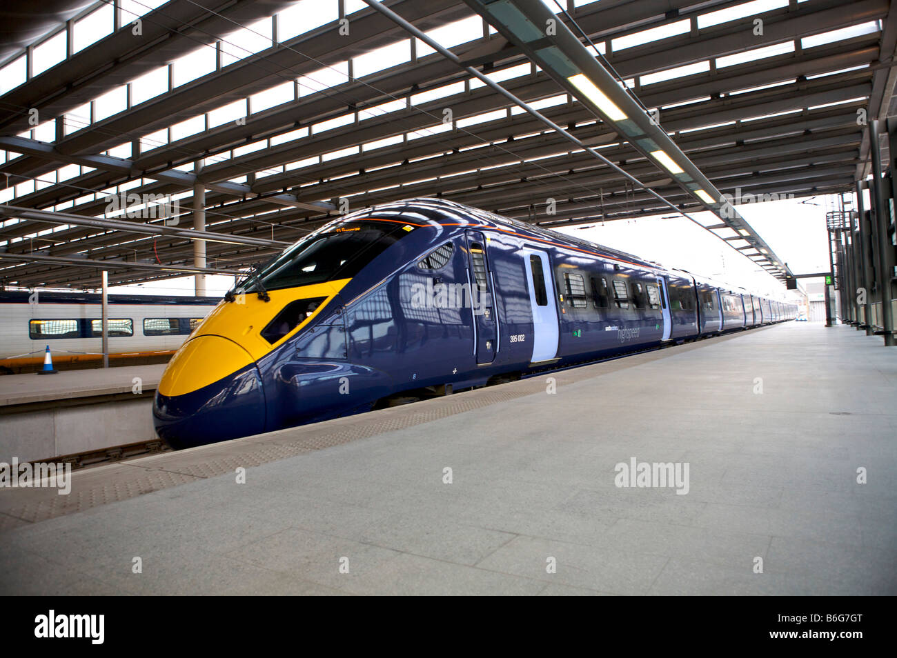 Einführung eines neuen Javelin Bahnhof St Pancras Station London Stockfoto