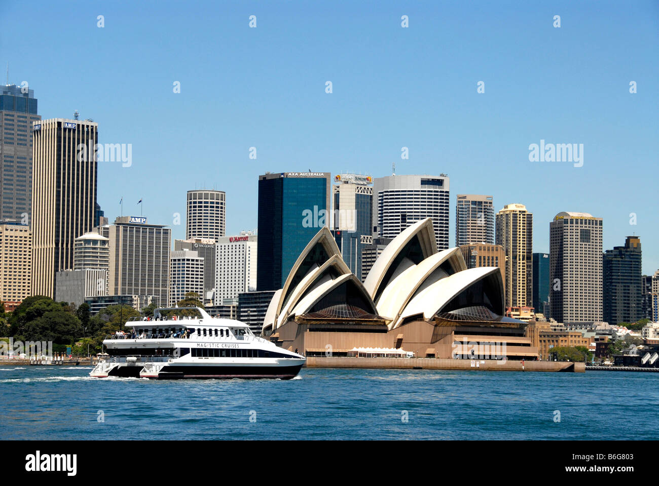Skyline, Opera House, Sydney, Australien Stockfoto