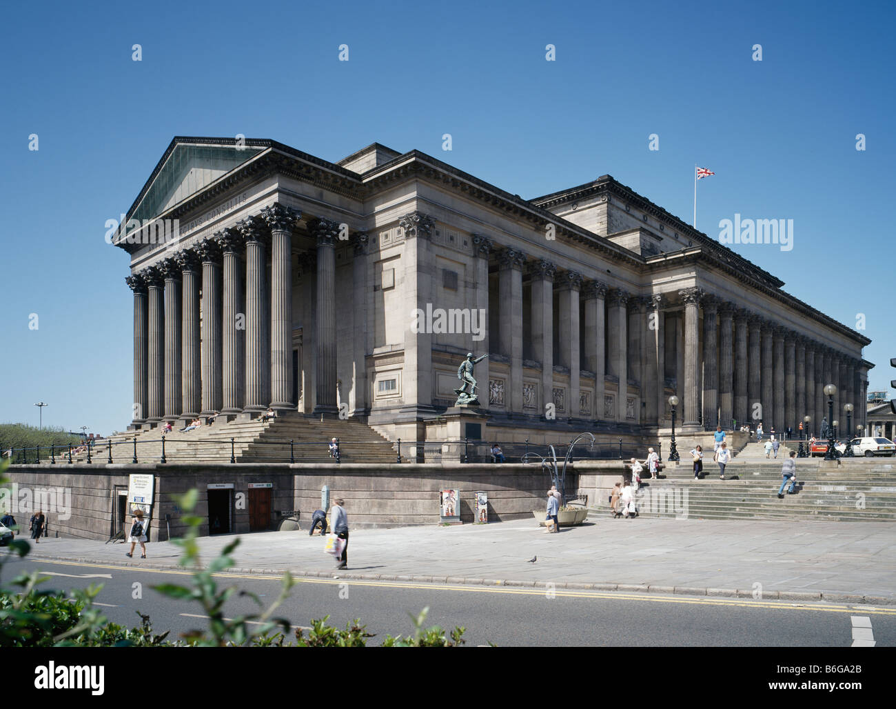 Sankt-Georgs Halle Liverpool Stockfoto