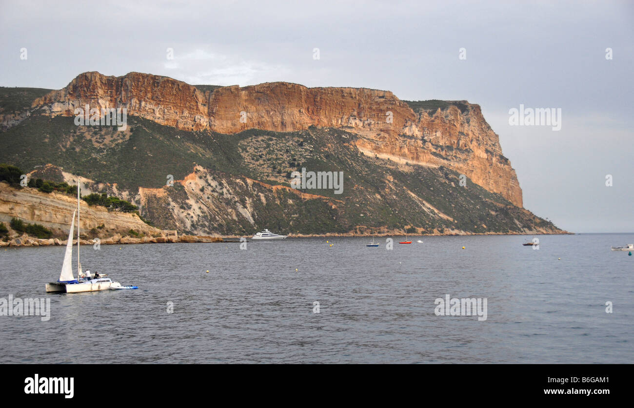 Geologische Formation, Calanques, Cassis, Provence, Frankreich Stockfoto