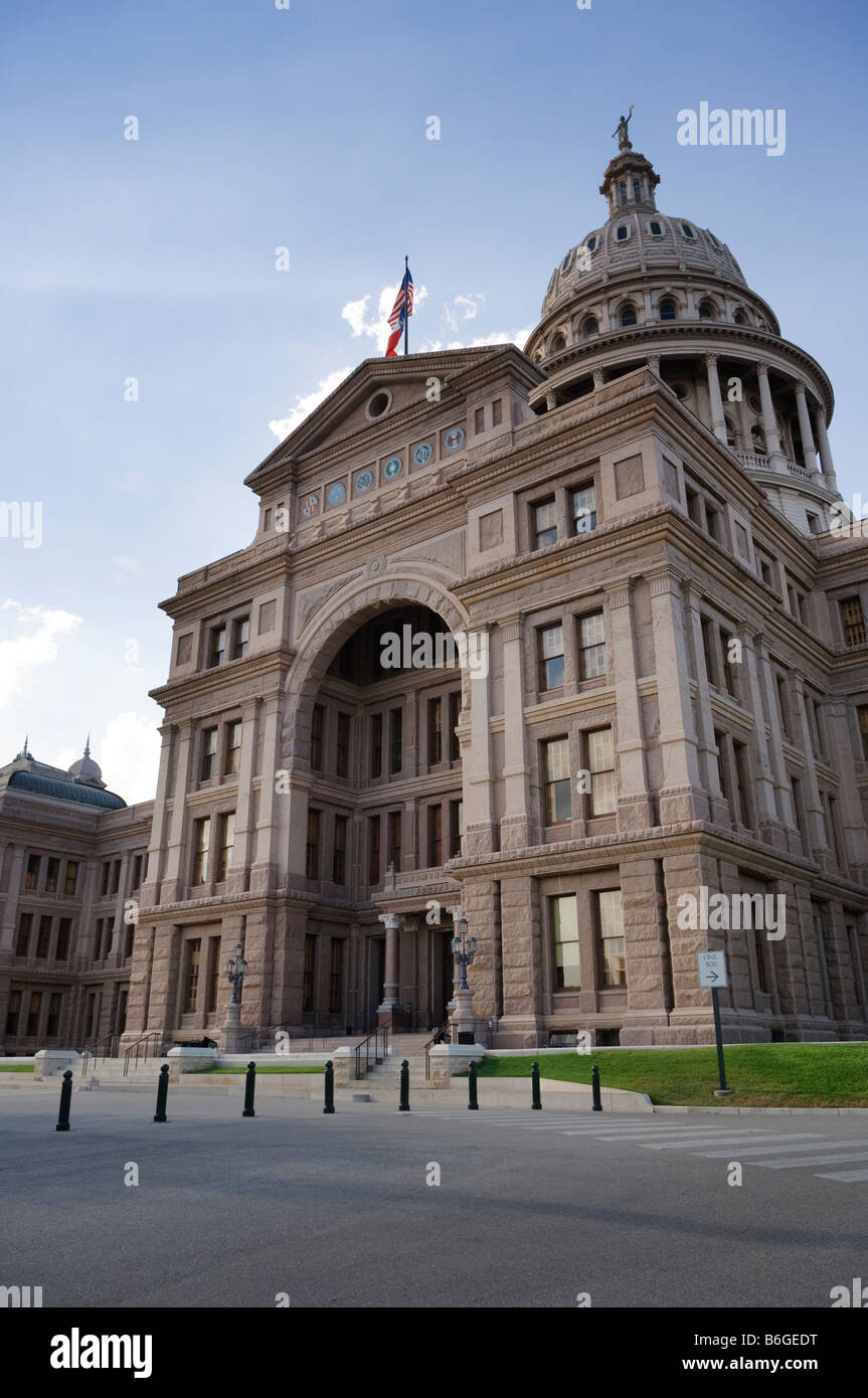 Texas State Capitol Gebäude in Austin, Texas. Stockfoto