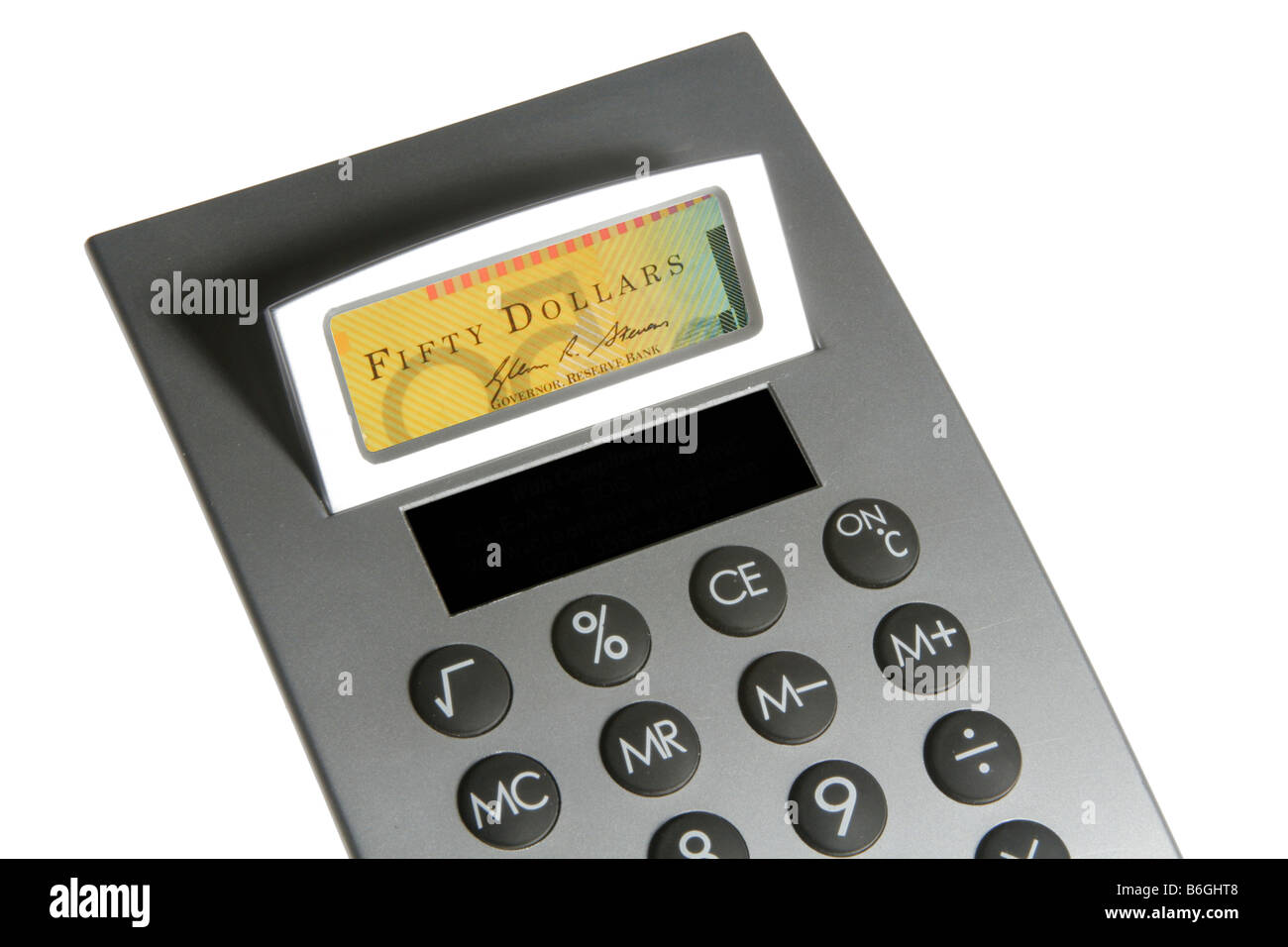 fünfzig Dollar Stockfoto