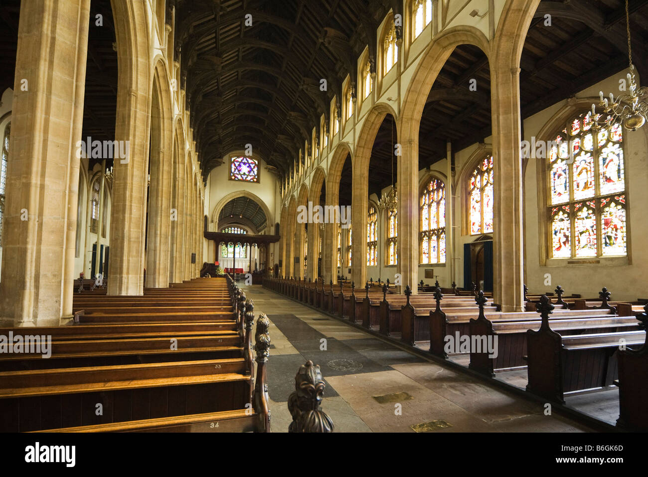 in St. Marys Kirche in Bury St Edmunds, Suffolk, UK Stockfoto