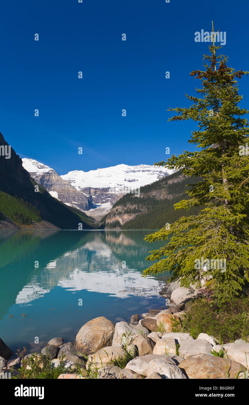 "Lake Louise" kanadischen Rocky Mountains Alberta Kanada Stockfoto