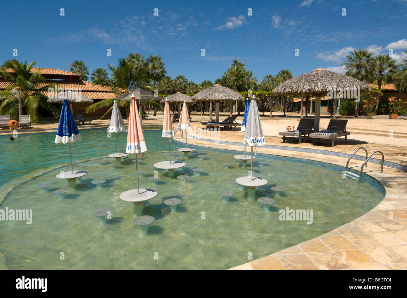 Porto Preguicas Resort Barreirinhas Maranhao, Brasilien Stockfoto