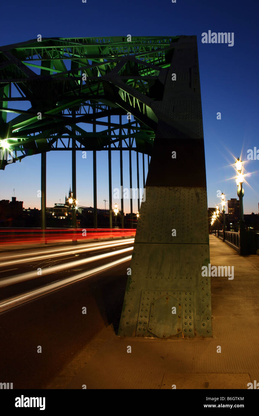 Tyne Brücke endet am Stockfoto