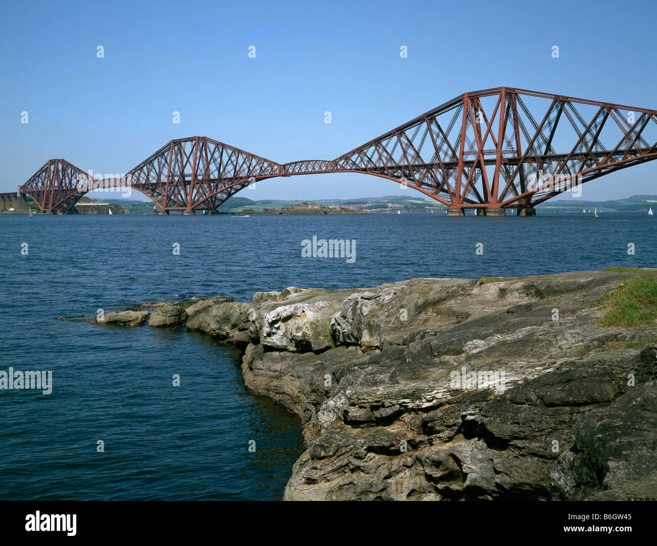 Forth Bridge Stockfoto