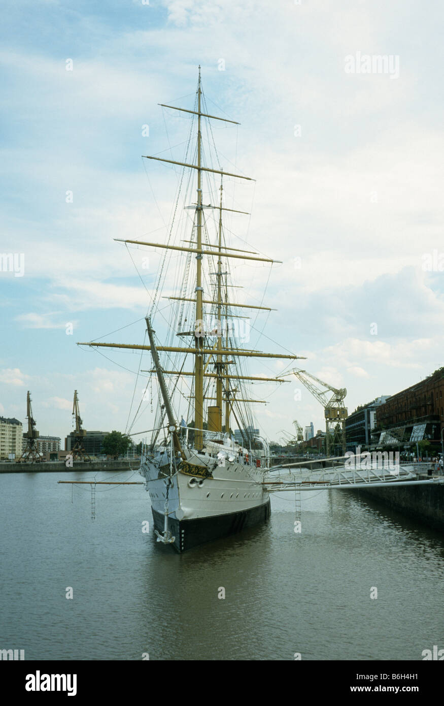 Fragata ARA Presidente Sarmiento, Puerto Madero, Buenos Aires, Argentinien Stockfoto