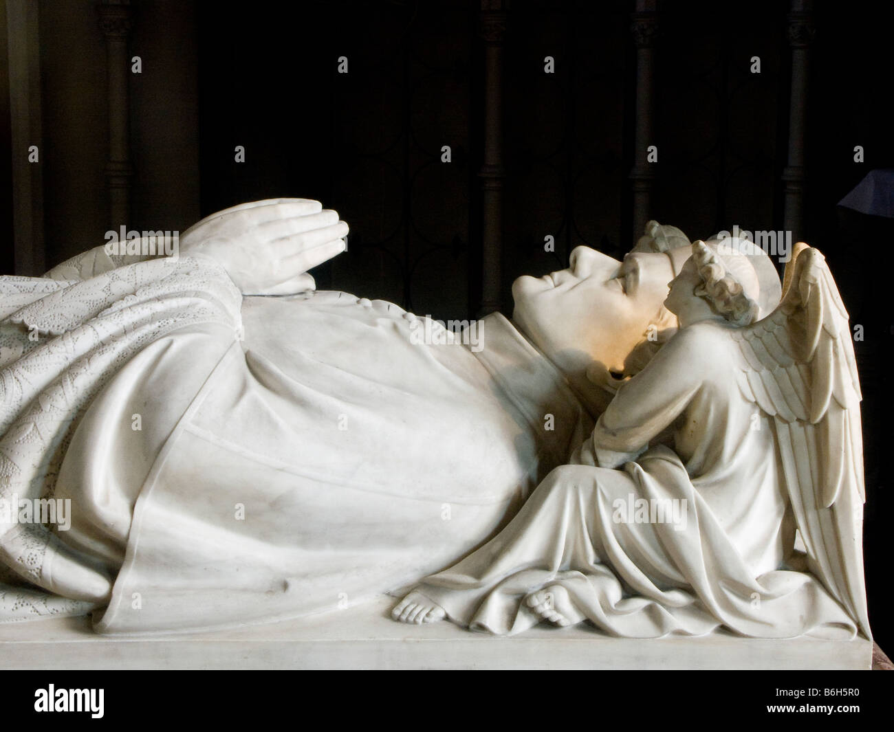 Ein Bildnis in einer katholischen Kirche, London, UK. Stockfoto