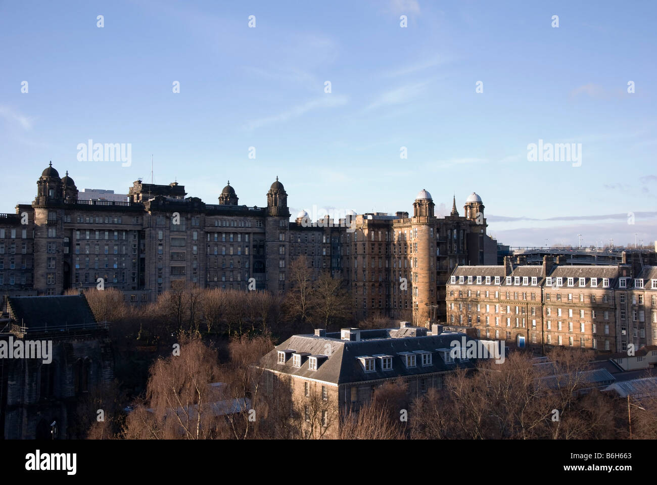 Glasgow Royal Infirmary Stockfoto