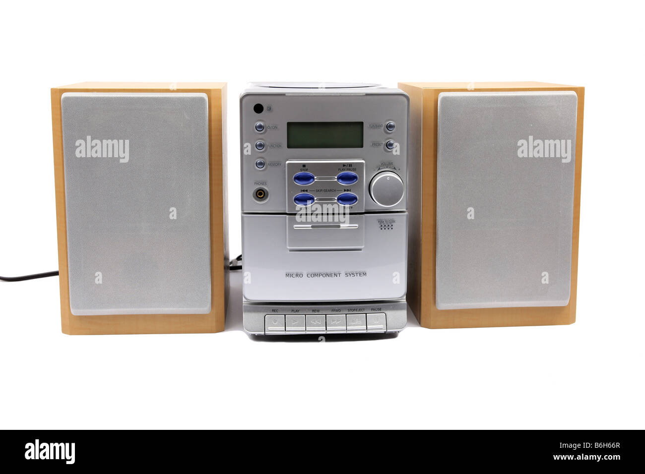 Micro Komponente Music System ein neuer Name für ein Music Center oder Hi-fi Stockfoto