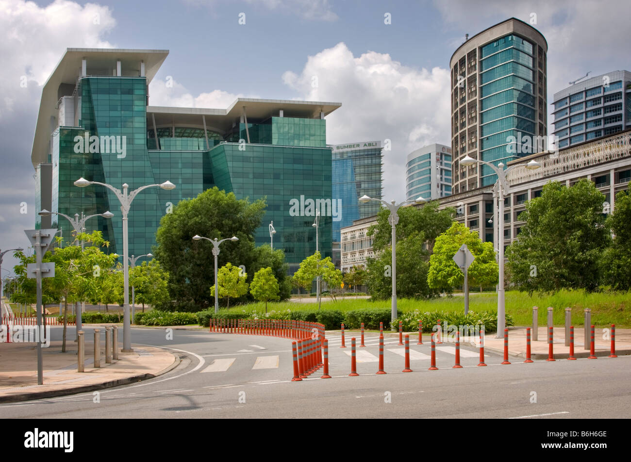Regierungsgebäude in Putrajaya, Malaysia Stockfoto