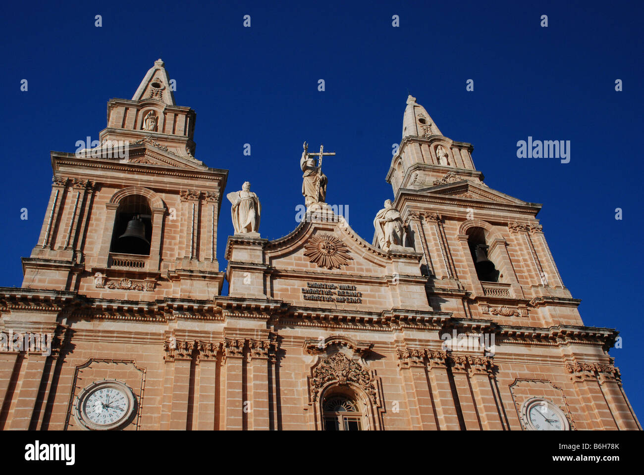 Eglise Saint-Nicolas de Bari. Kirche des Heiligen Nikolaus, Siggiewi, Malta Stockfoto