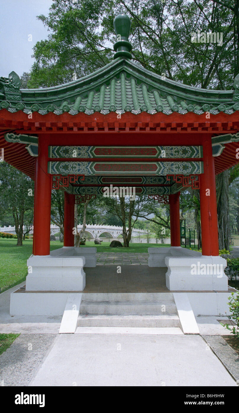 Pavillon, chinesischer Garten, Singapur Stockfoto