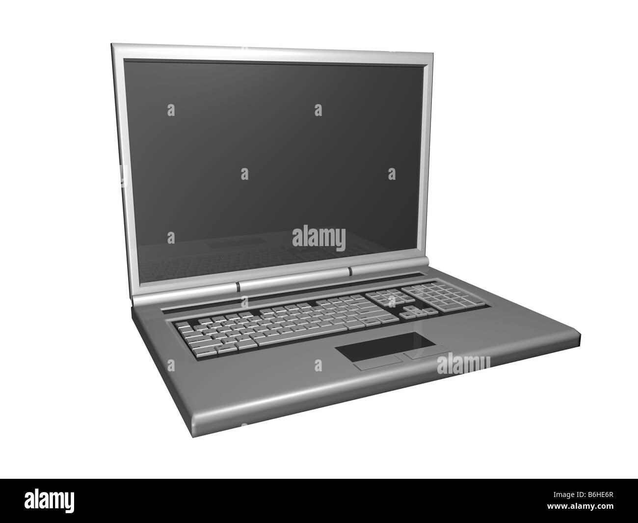 3D laptop Stockfoto