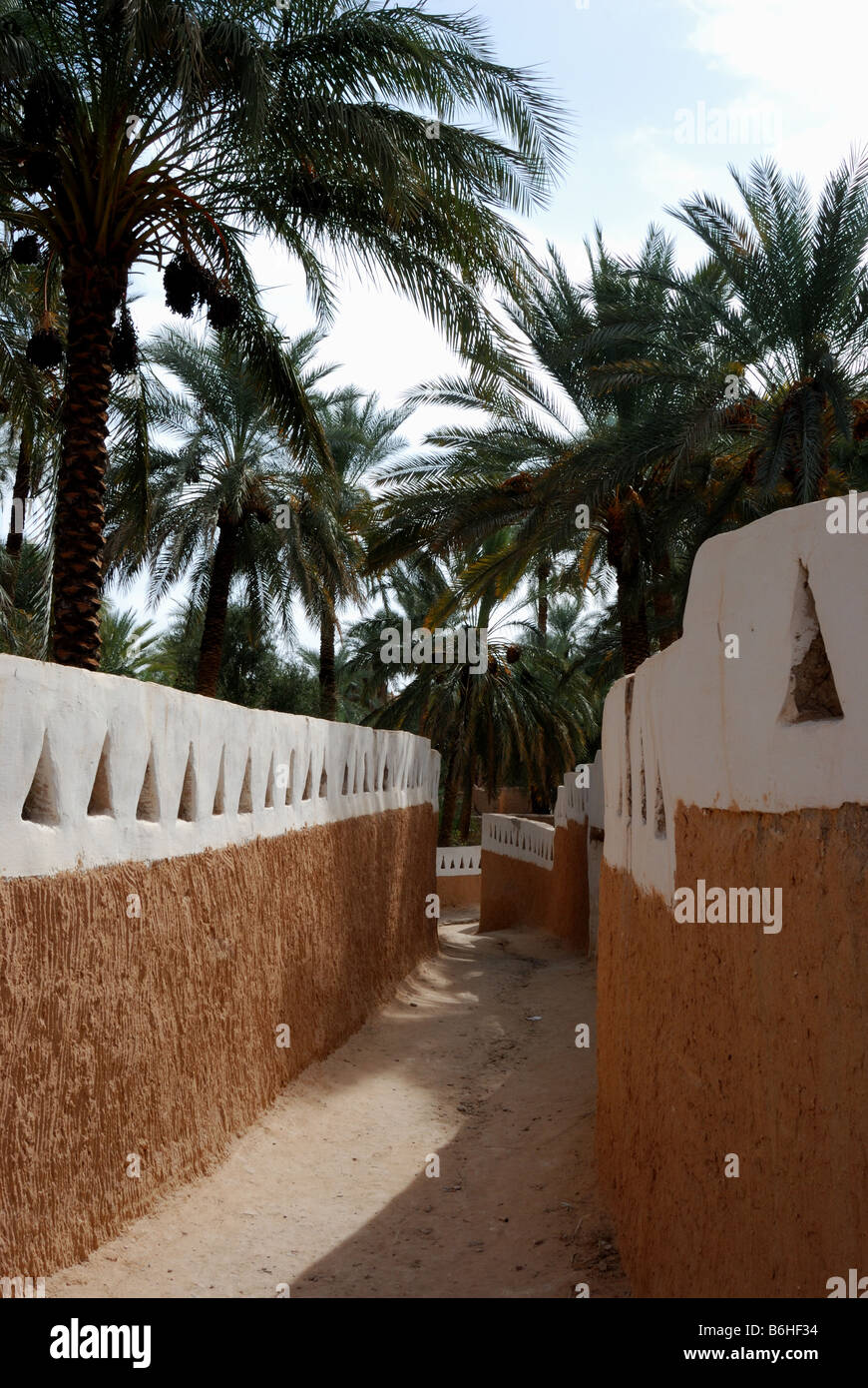 Straße in Ghadames Stockfoto