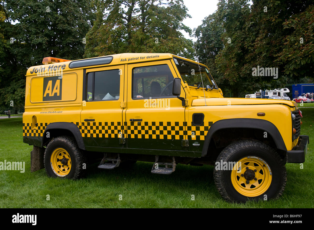 AA Land Rover Stockfoto