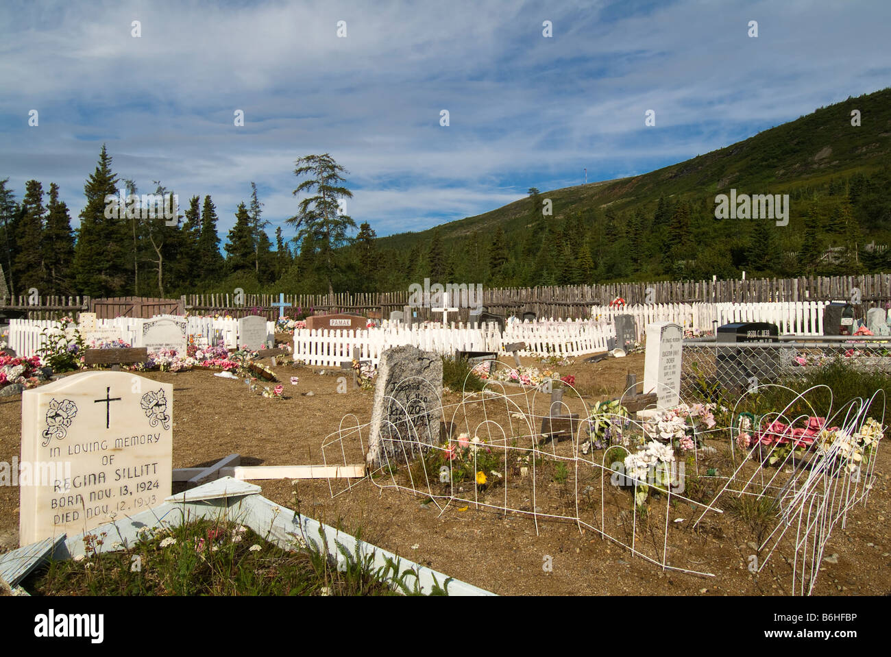 Nain Village Labrador, Kanada Stockfoto