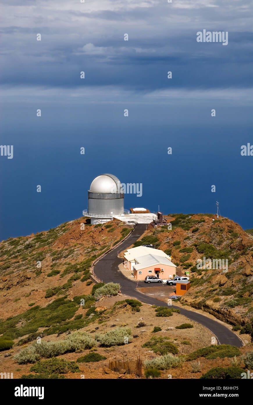 Roque de Los Muchachos Observatorium in La Palma Canary Islands Spanien Stockfoto