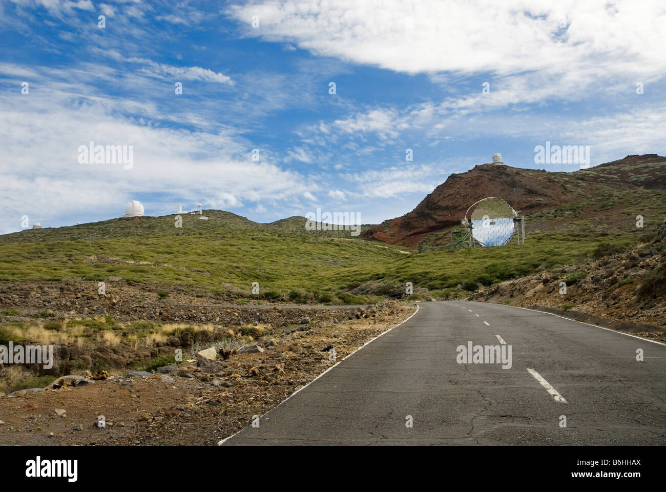 Roque de Los Muchachos Observatorium in La Palma Canary Islands Spanien Stockfoto