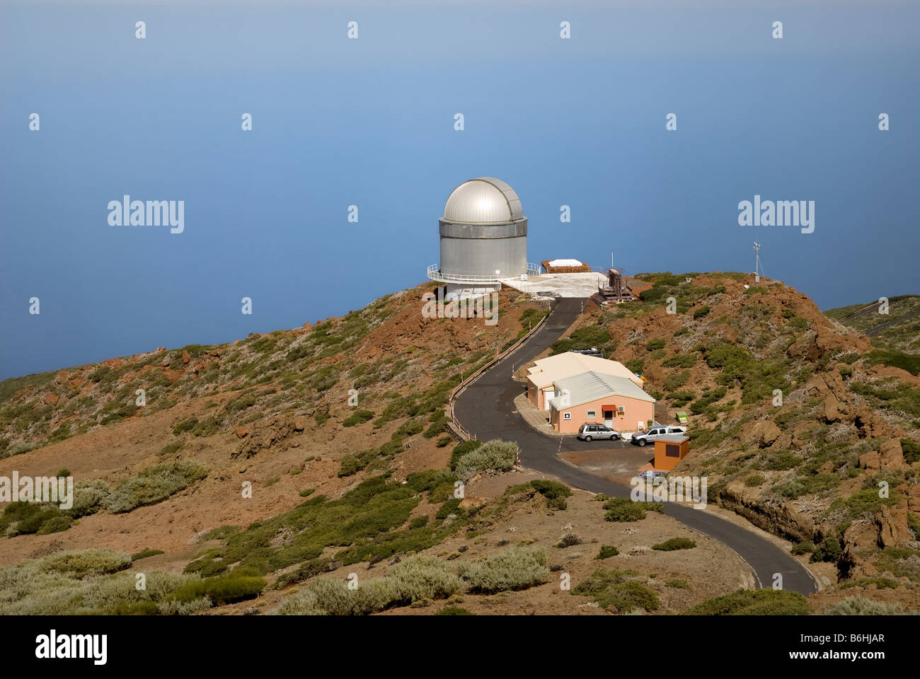 Roque de Los Muchachos Observatorium in La Palma Canary Islands Spanien Stockfoto