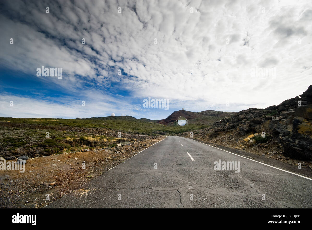 Roque de Los Muchachos Observatorium in La Palma Canary Islands Spanien Stockfoto