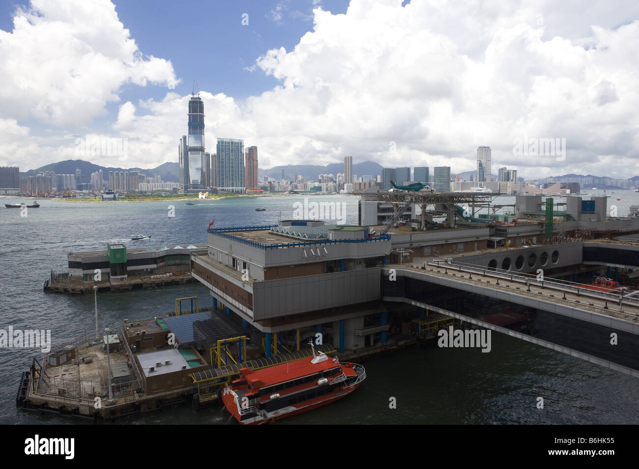 Macau Ferry Pier in Hongkong Stockfoto