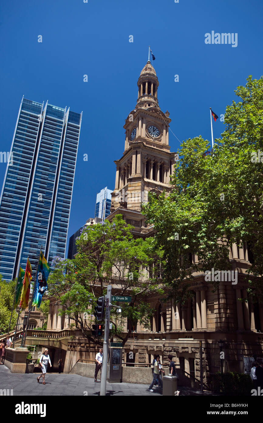 Rathaus Sydney New South Wales Australien Stockfoto