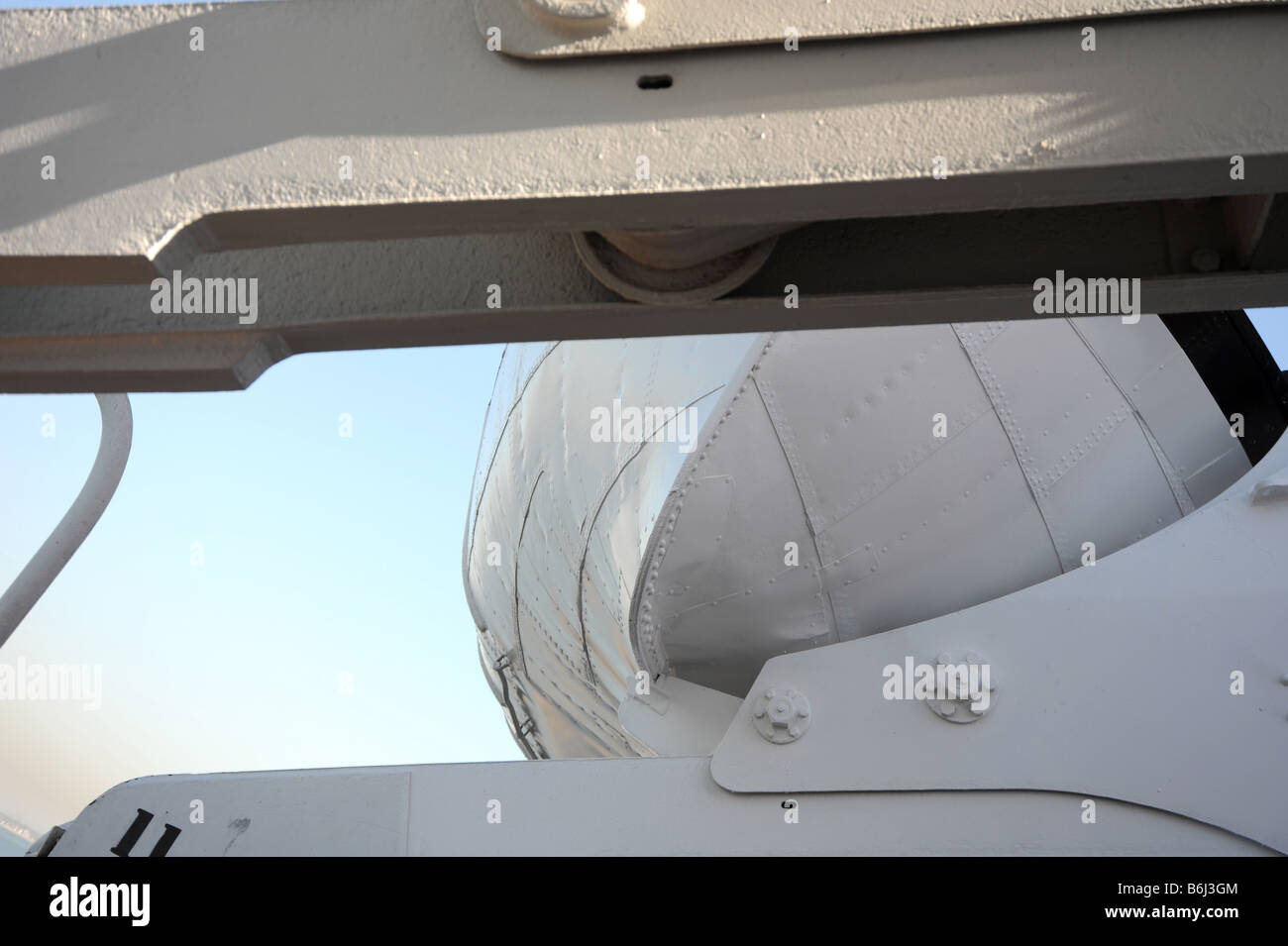 Queen Sie Mary Ozeandampfer - 1936 Original, Rettungsboot-detail Stockfoto