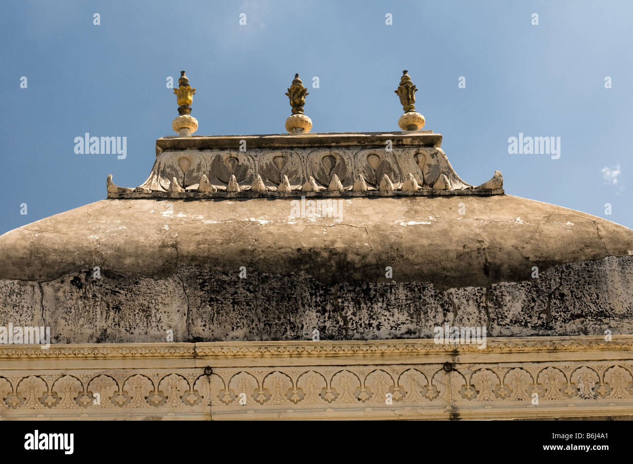 Stadtschloss. Udaipur. Rajasthan. Indien Stockfoto