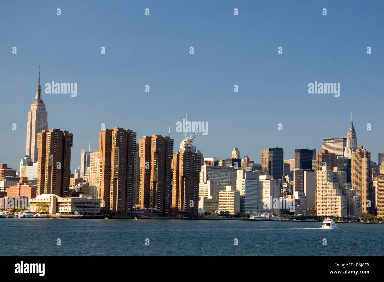Skyline von New York City New York USA Stockfoto