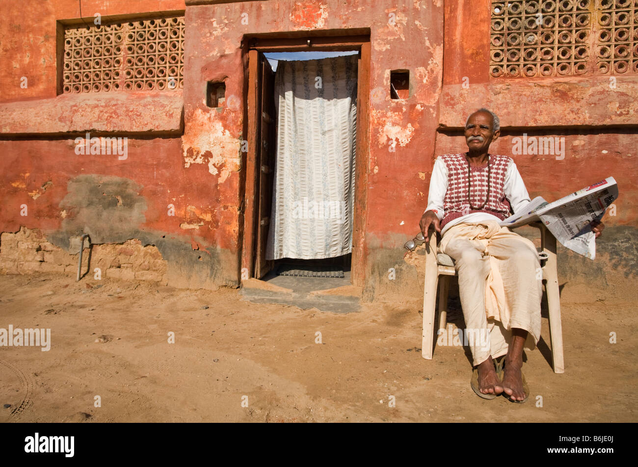 Bikaner Straßenszene, Rajasthan, Indien Stockfoto