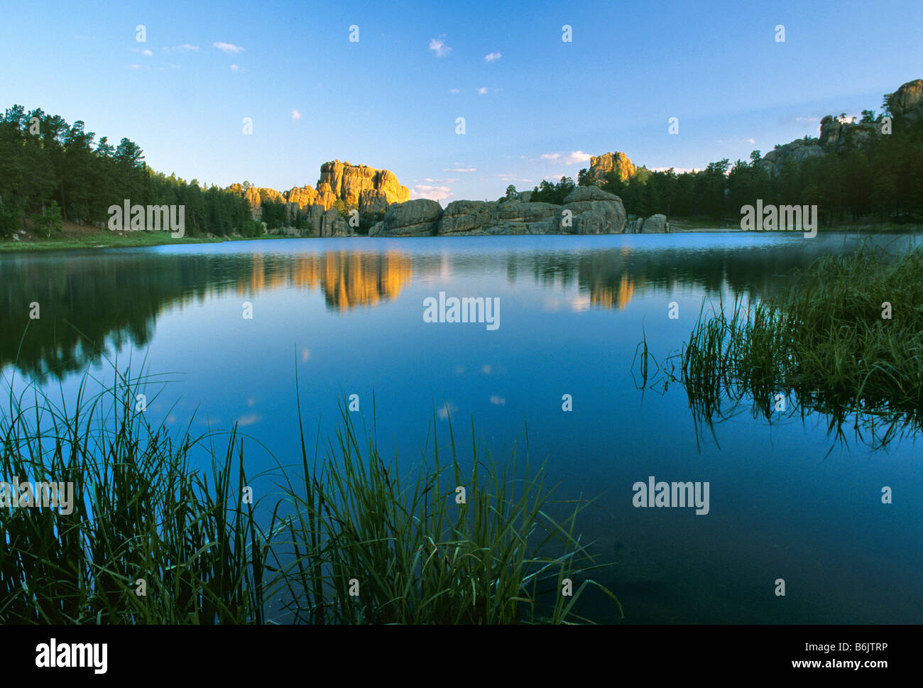 Sylvan Lake in den Black Hills von South Dakota Stockfoto