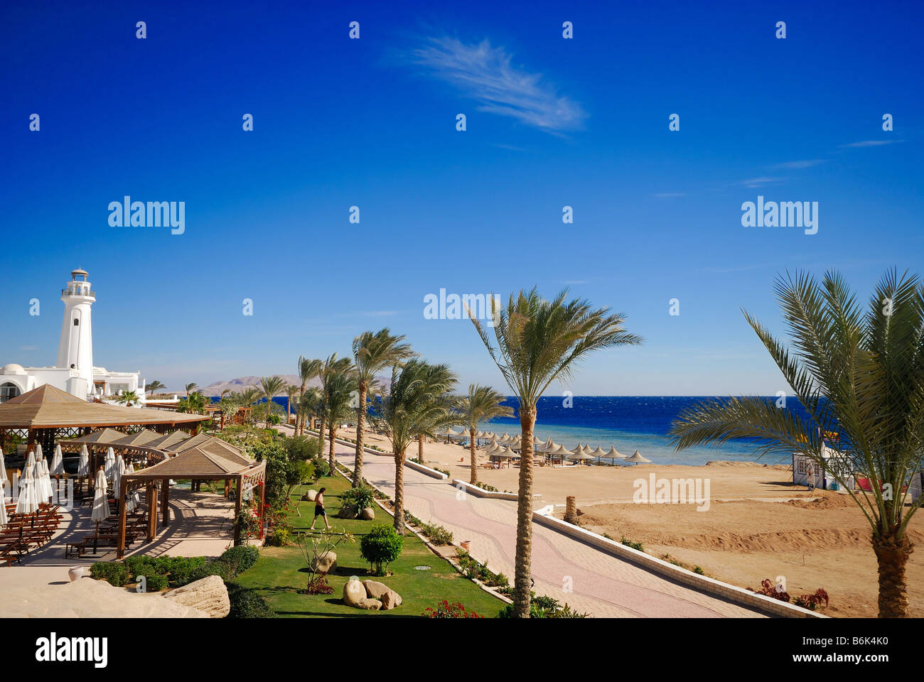 schöner Strand und Meer in Sharm el Sheikh Ägypten Stockfoto