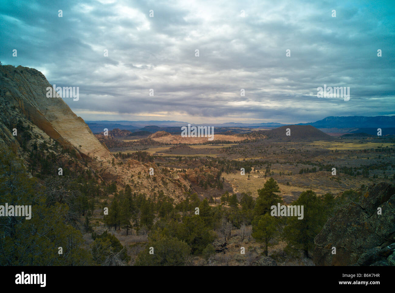 Süden Guardian Angel Berg Zion Nationalpark Stockfoto