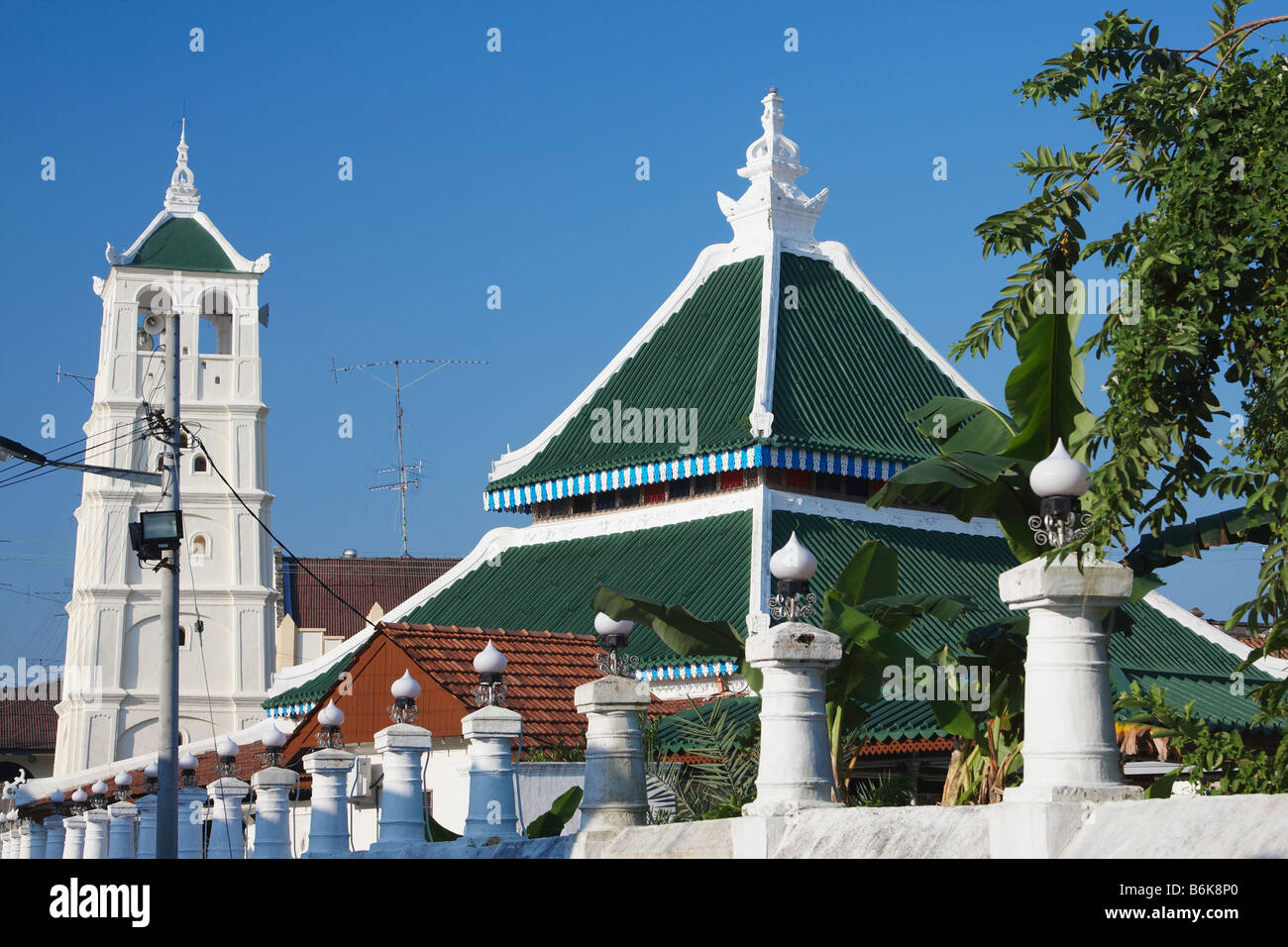 Kampung Kling Moschee, Melaka Stockfoto