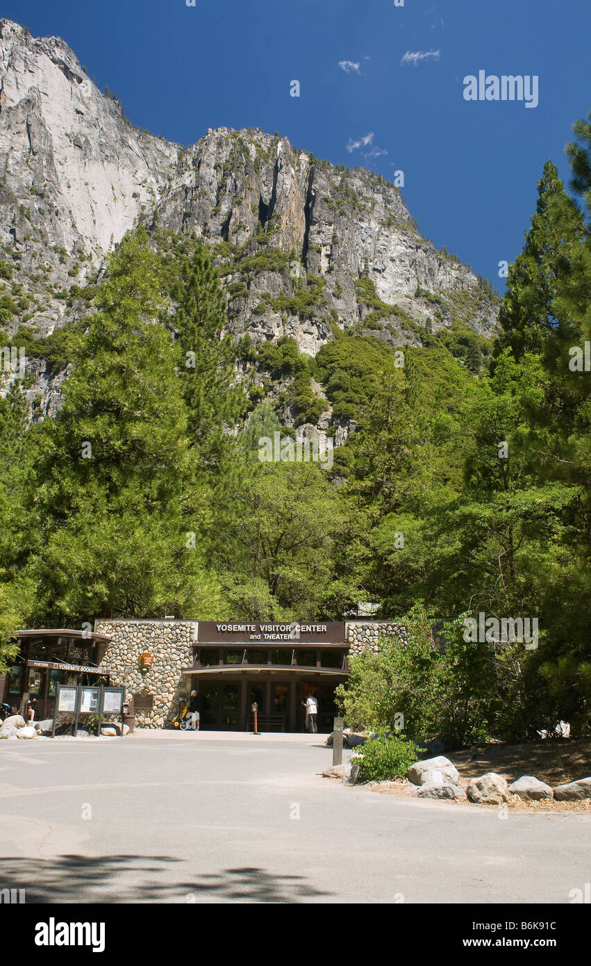 Kalifornien - Yosemite National Park Visitor Center im Yosemite Valley. Stockfoto