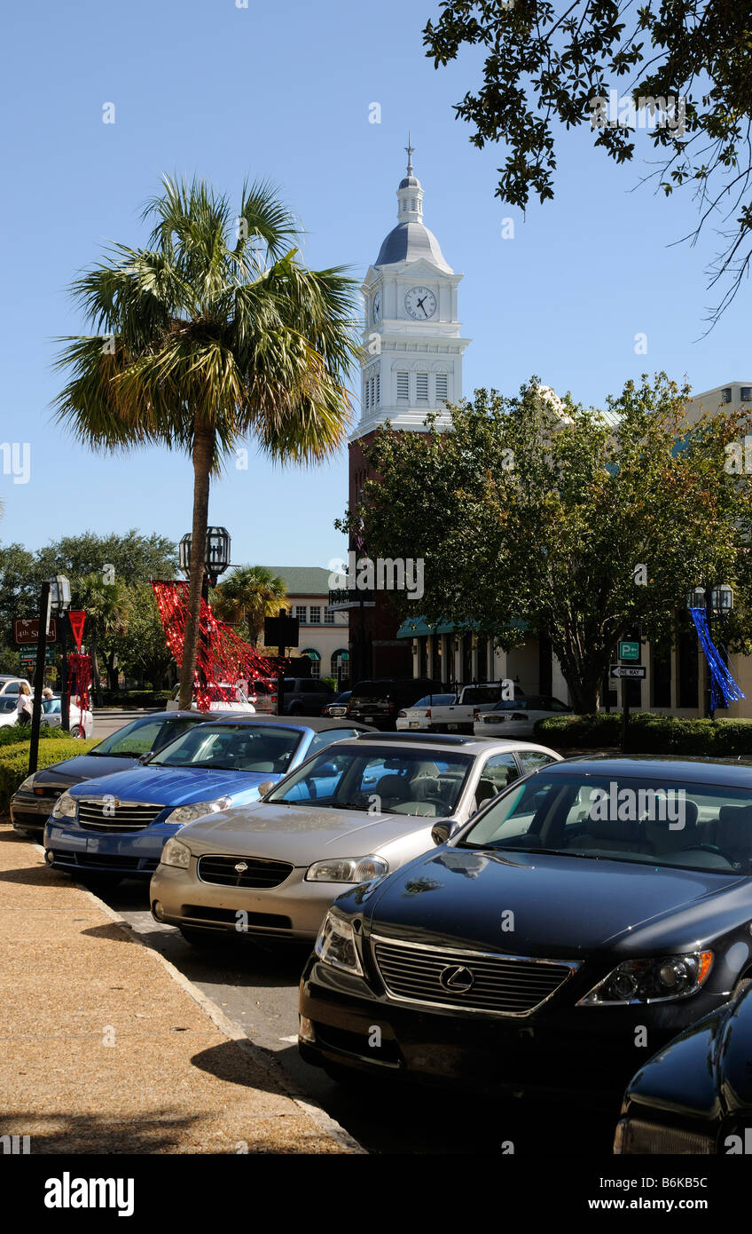 Die Innenstadt von Hauptstraße Fernandina Beach Amelia Island Florida USA Stockfoto
