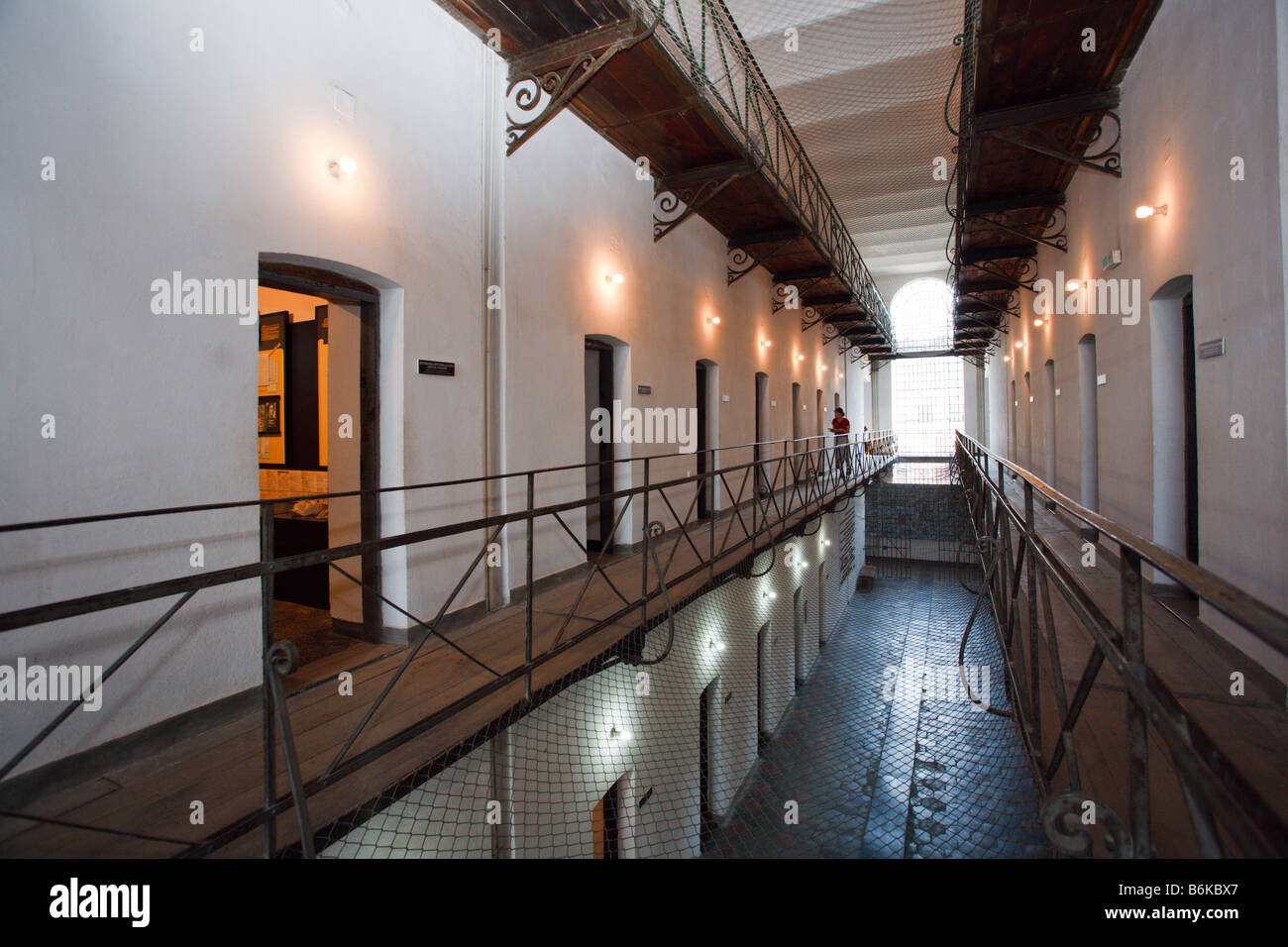 im Gefängnis von Sighet (heute ein Museum), Rumänien Stockfoto