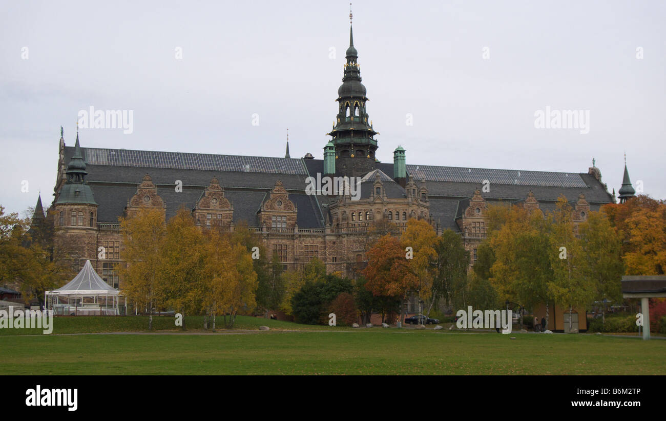 Die nordischen Museum in Stockholm. Stockfoto