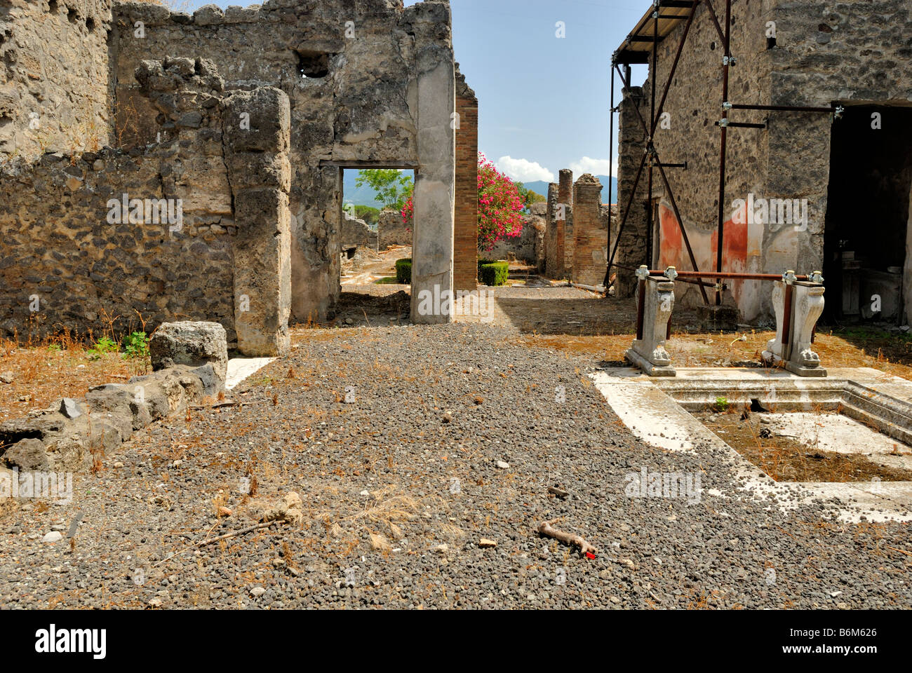 Most beautiful paintings of pompeii Fotos und Bildmaterial in hoher