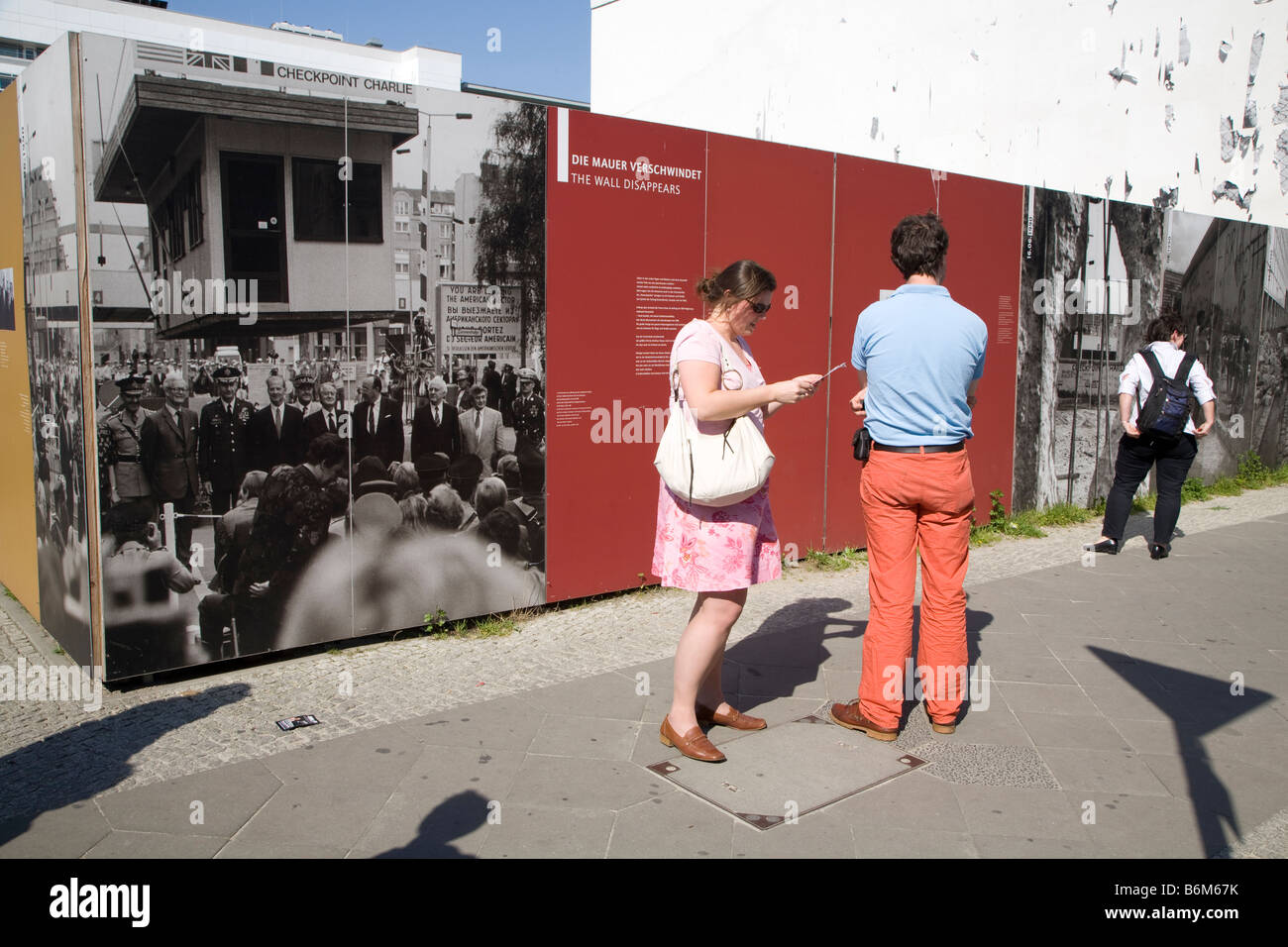 Checkpoint Charlie Berlin Deutschland Stockfoto