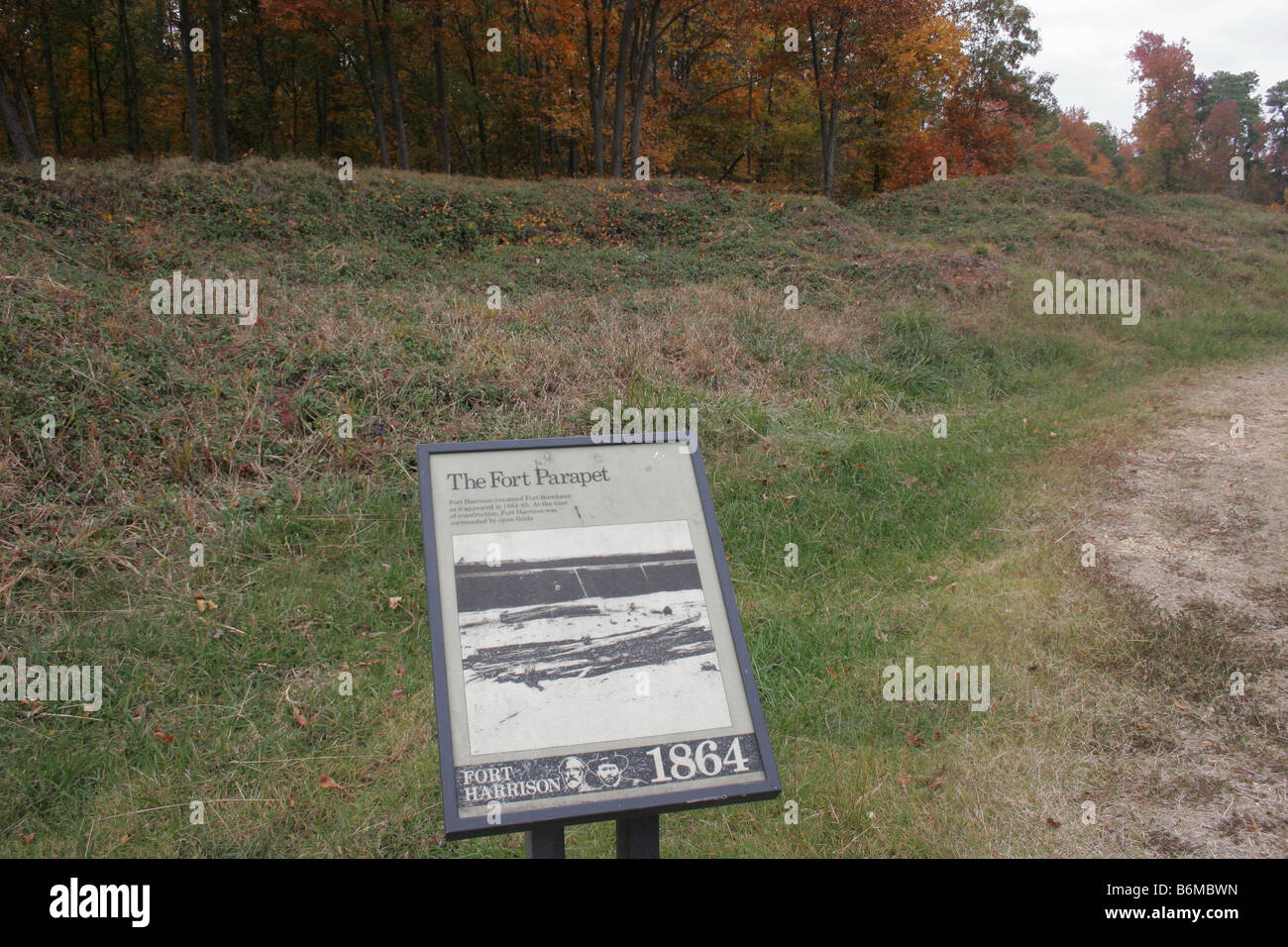 Richmond Bürgerkrieg Schlachtfeld Stockfoto