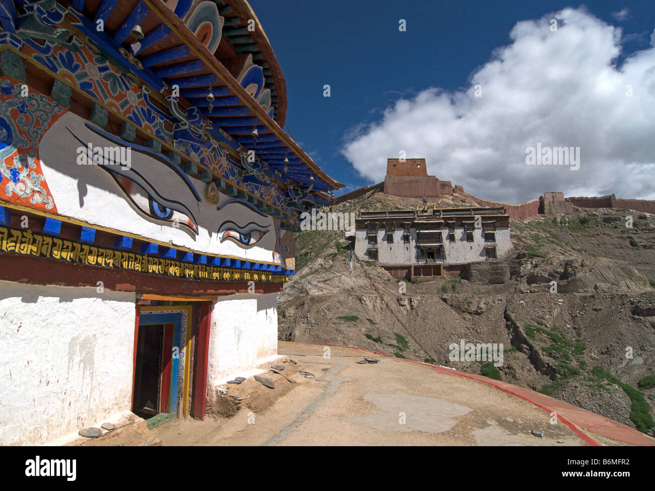 Kumbum Pelkor Chöde Kloster, Gyantse, Tibet Stockfoto