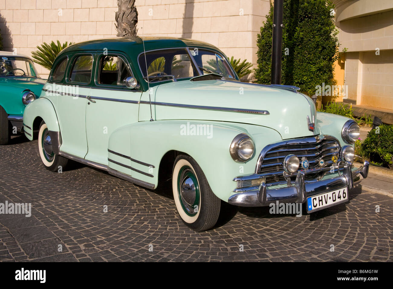 Chevrolet Fleetmaster Auto geparkt am Straßenrand, Portomaso, Saint Julian's, Malta Stockfoto