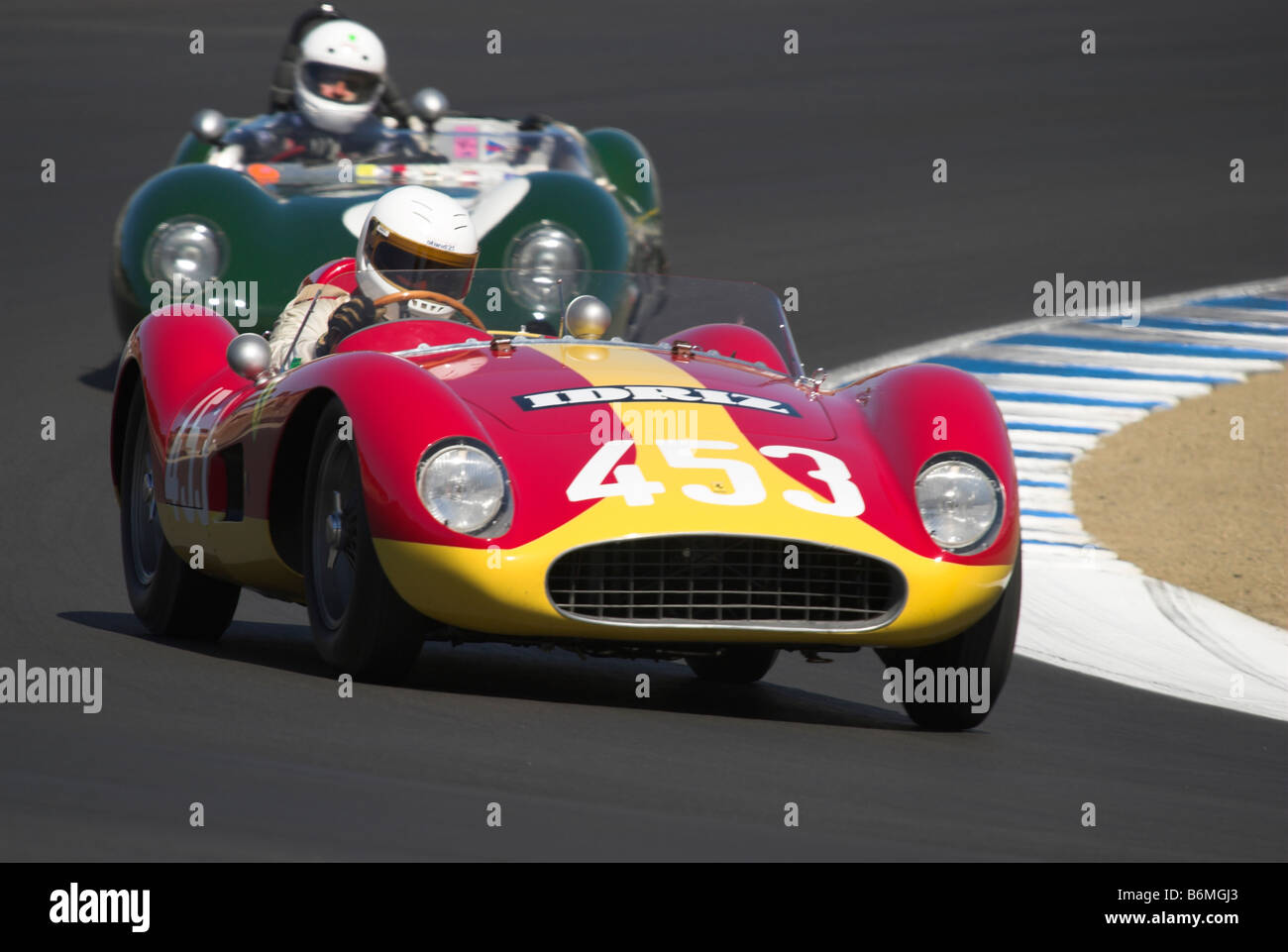 Eine 1957 Ferrari 500 Rennen TRC bei der historischen Automobile Monterey in Monterey, Kalifornien, USA Stockfoto